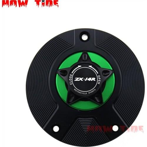 ZX 14R Gas Fuel Tank Cap for KAWASAKI ZX-14R NINJA 2006-2016 Motorcycle Accessories CNC Cover