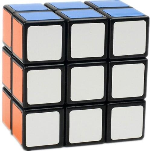 Lanlan 2x3x3 Black Sticker Speed Magic Cube 233 Cubo Magico Professional Brain Teaser Puzzle Toy For Children Gift