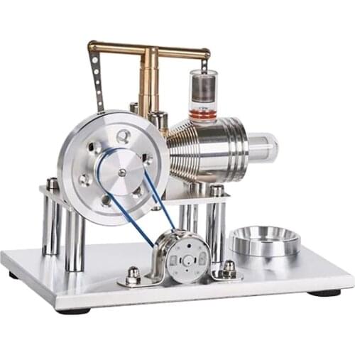 Hot Air Stirling Engine Motor Model Electricity Generator Balance Stirling Engine Science Experiment Kit Set Educational Toy