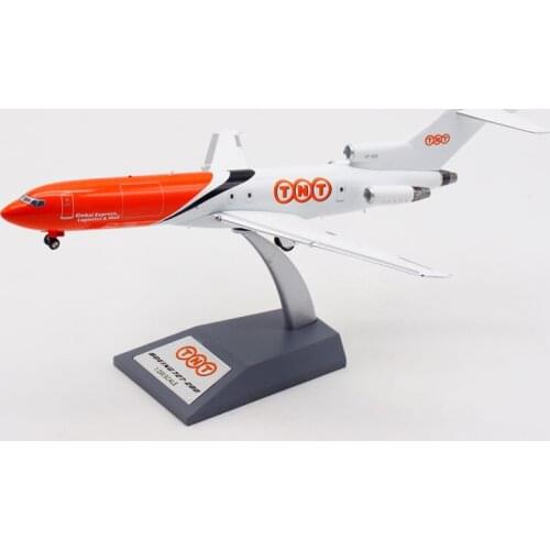 Diecast 1/200 Scale B727-200 OY-SES TNT Airline Plane Model Alloy Landing Gear Aircraft Collectible Display Airplanes Souvenir