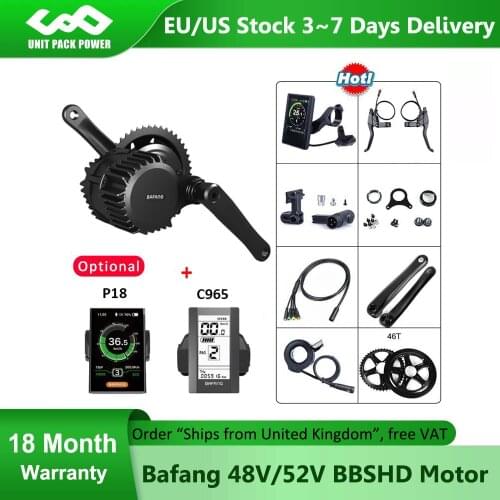 Bafang 48V 1000W BBSHD BBS03B Mid Drive Motor 8fun Electric Bike eBike Conversion Kit Powerful Central Motor MM G320.1000 Engine