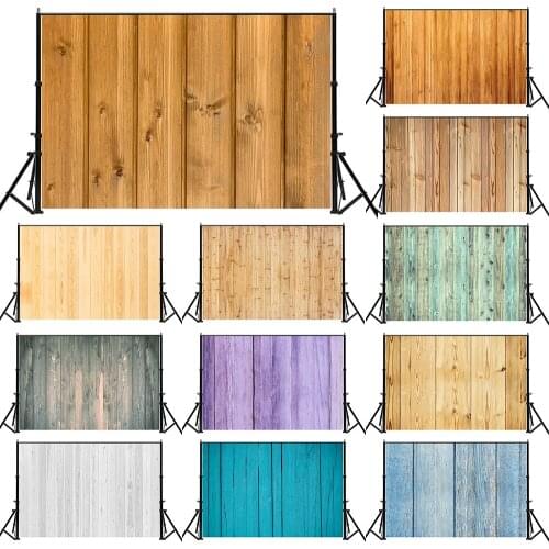 Minimoto Wooden Plank Floor Photography Background Cloth 3x5 Feet (90x150cm) Non-woven Studio Backdrop