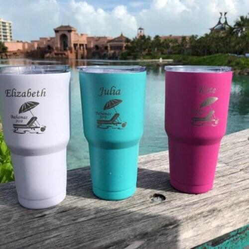 Personalized Laser Engraving Large Capacity Stainless Steel Custom Beer Mug Portable Car Mug Travel Mug Water Bottle Gift Mug