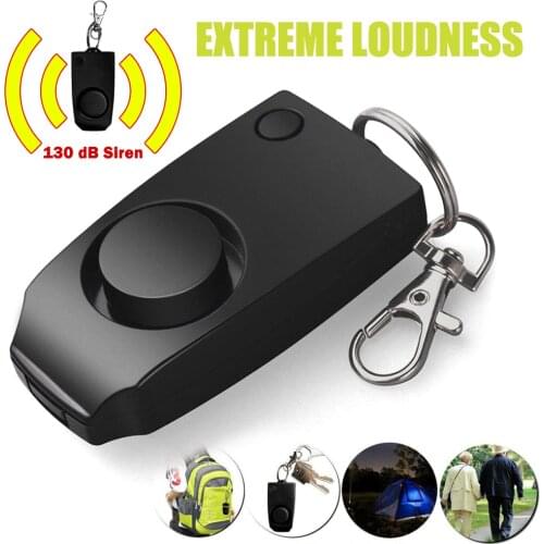2020 Personal Alarm Keychian Anti-rape Device Mini for Women Girls Kids Elderly Personal Security Loud Alert Attack Panic