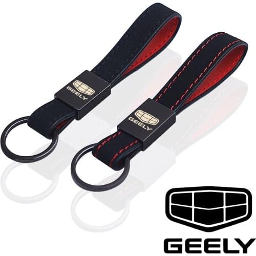 Turn fur car Key chain Good quality metal for geely atlas coolray BO RUI YUE CK Saloon EMGRAND GS GC2 GC5 GC6 GC7 GX2 key ring