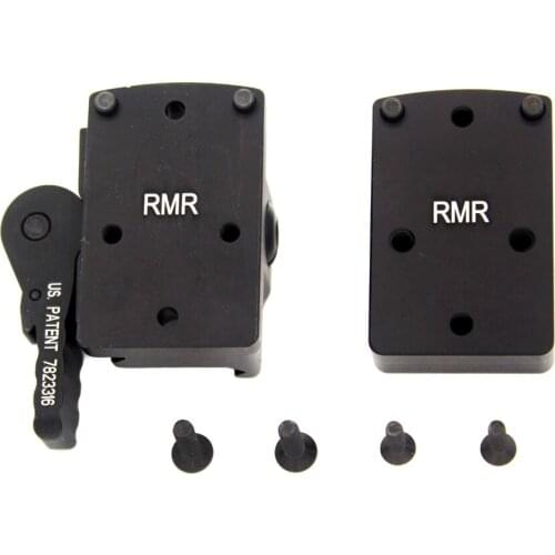 RMR Mini Red Dot Sight Scope Mount With QD Auto Lock fit 20 Weaver Picatinny Rail for hunting