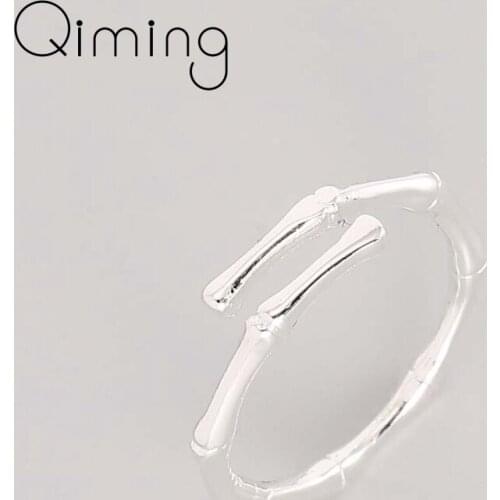 Silver Wish Kull Bone Vintage Rings For Women Men Punk Jewelry Simple Adjustable Open Finger Ring Bague Gift