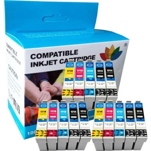 Compatible 17XL T1715 Ink Cartridge for Epson T1711-T1714 for Expression home XP-323 XP-33 XP-303 XP-313 XP-403 XP-406 XP-413