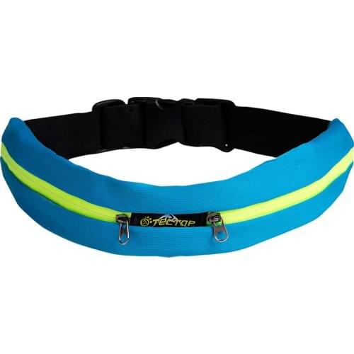 Tectop Outdoor Stretch fabrics Running Bag big capacity Tactical Packs Bag Sport Waist Fanny phone waterproof Cycling Belt Bags