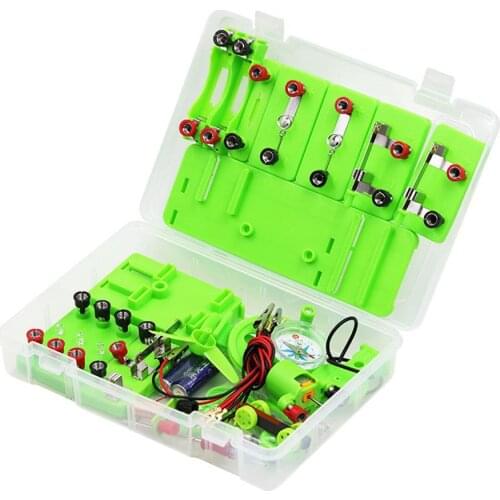 Student Educational Interactive Convenient Practical Physics Lab Electricity Circuit Magnetism Experiment Kit Learning Supply
