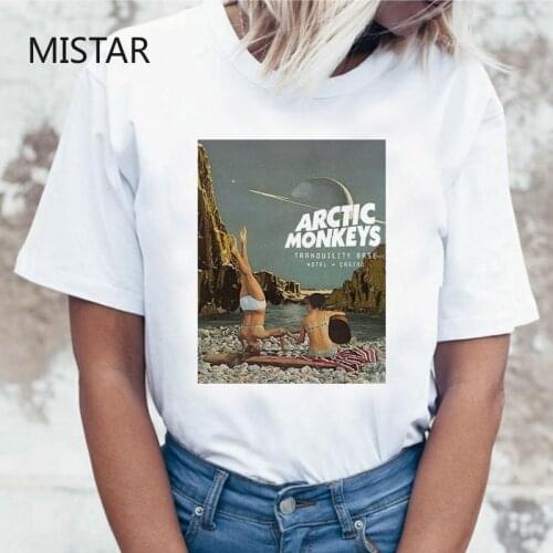 Arctic Monkeys women t shirt printed white tops t shirt summer short sleeve fashion casual O-neck graphic tee women clothing