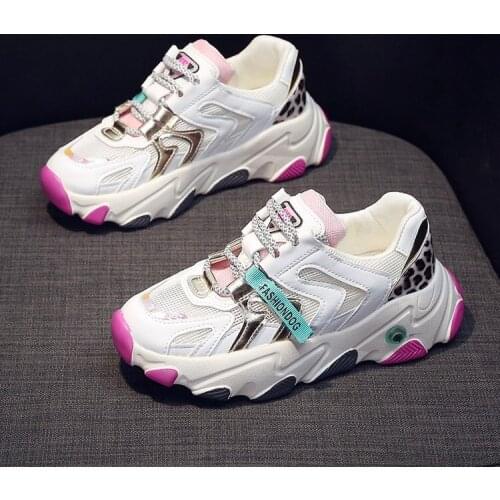 Womens Summer Thin Mesh Breathable Platform Sneakers New All-match Casual Shoes