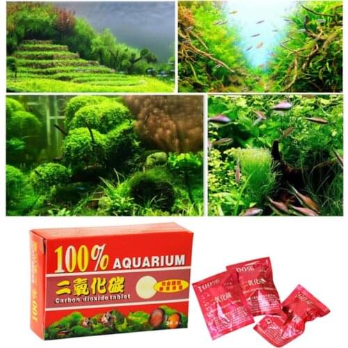 1Box Aquarium CO2 Carbon Dioxide Tablets For Plants Aquarium Fish Tank Diffuser Plant Accessory New Products