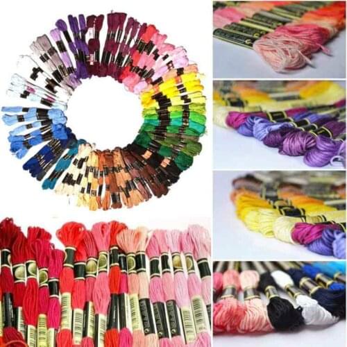 150Pcs Colors Anchor Similar DMC Cross Stitch Cotton Embroidery Thread Floss Sewing Skeins Craft