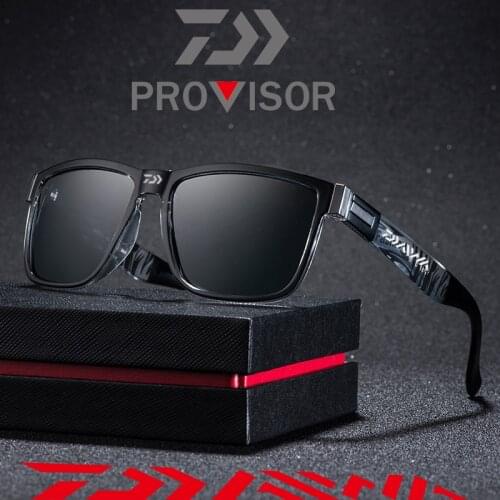 2020 Daiwa Men Fishing Sunglasses Outdoor Mountaineering Frame Colorful Polarized Sunglasses DAWA Windproof Cycling sunglasses