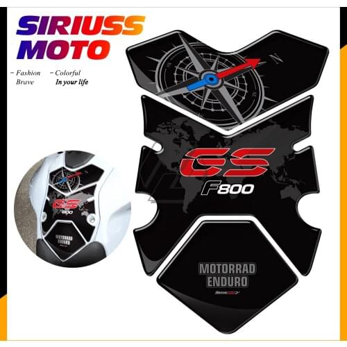 3D Motorcycle Fuel Gas Tank Pad Protector Case for BMW F800GS F800 GS 2008-2012 Polyurethane Resin
