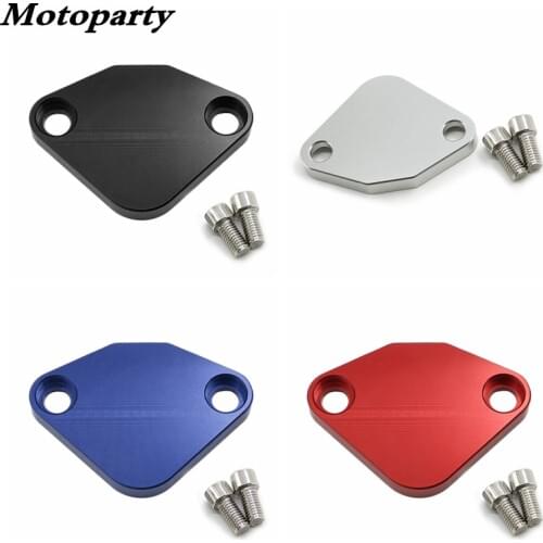 EGR block off plate raw aluminum screw cover for Honda accord f22 f23 & prelude h22 1992-2002