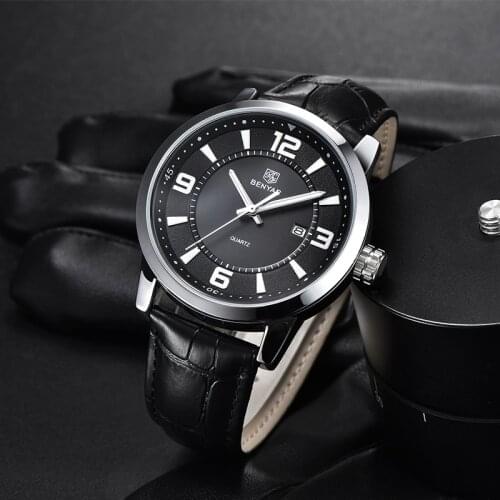 Watch For Men Simple Automatic Calendar Male Watches Business Sports Full Stainless Steel Case Mens Watches relogio masculino