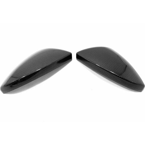 Loyalty for Audi A6L 2019 Exterior Rearview Side View Mirror Cover Molding Trim Frame ABS black Car Accessories Auto Styling
