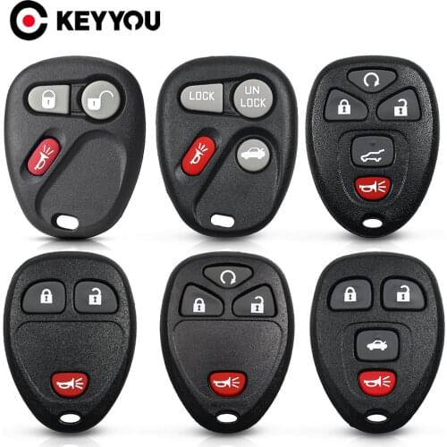 KEYYOU For Buick Hummer H3 GMC For Chevrolet Colorado Isuzu Car Remote Key Shell Blank Keyless Entry Case Cover 2007 - 2014