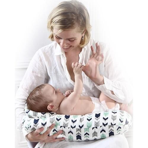 Baby Nursing Pillow Cotton U-Shape Multi Functional Pillow Soft Comfortable Infant Breastfeeding Pillow