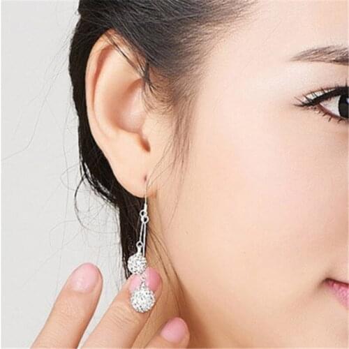 Fashion Long Earrings 2021 Ball Geometric Earrings For Women Hanging Dangle Earrings Drop Earrings Modern Oorbellen Jewelry