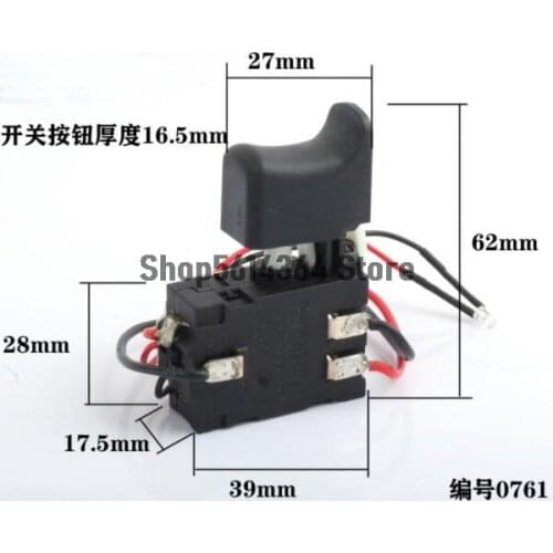 Electric Cordless Drill Trigger Switch Speed Controller 12-24V For Makita