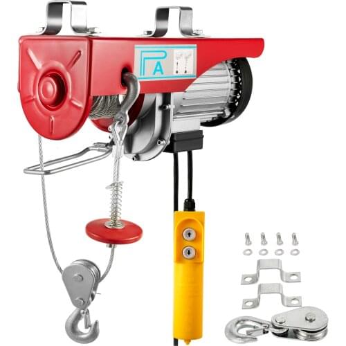 100kg~900kg Electric Hoist Winch Lifting Engine Crane Ceiling Wire Motor Steel[200/400KG]