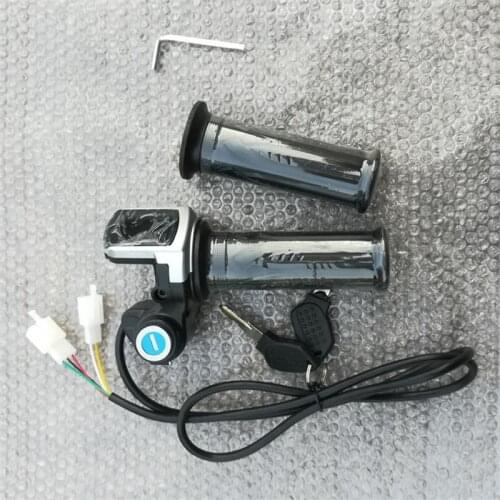 Electric Lithium Bicycle 48V Throttle with Lock New Speed Control Handle Accessories LCD Meter