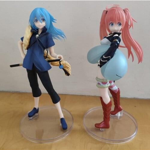 Bandai Animation That Time I Got Reincarnated Action Figures Rimuru Tempest Milim Nava PVC Model Toy Collect Ornaments
