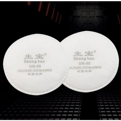 Gas Mask Filter Respirator Filter Cotton Particulate Filter Dustproof Replaceable Chemical Welding Paint Spraying mack Filters