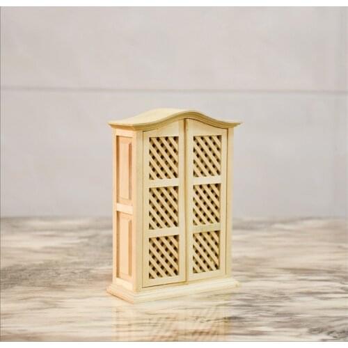 G05-X5101 children baby gift Toy 1:12 Dollhouse mini Furniture Miniature wooden Locker cabinet 1pcs