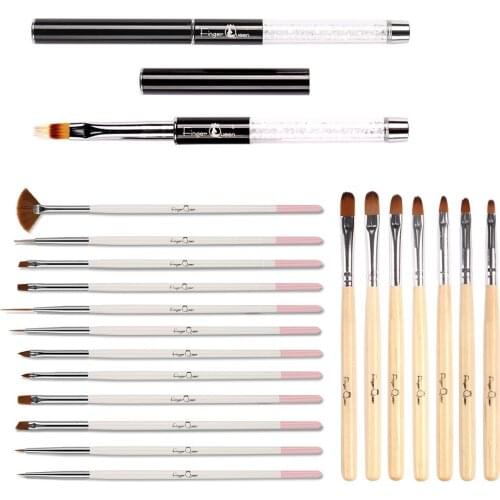 Nail Brush Design Tips Painting Acrylic Gel UV Polish Liner Dotting Pen Builder