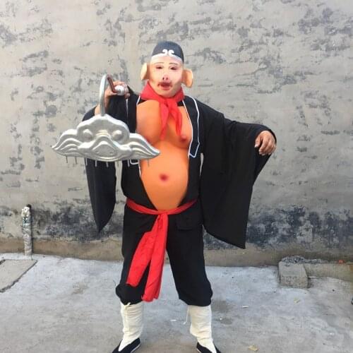 Mens cho hakkai costume pig costumes for adults sun wukong perfprmance funny cosplay clothing joker costume halloween cosplay