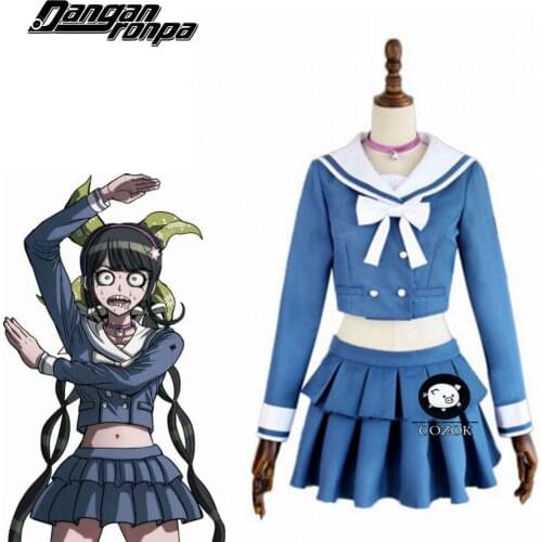 Danganronpa V3 Killing Harmony Chabashira Tenko costume School Sailor Uniform Halloween Womens Cosplay Costume