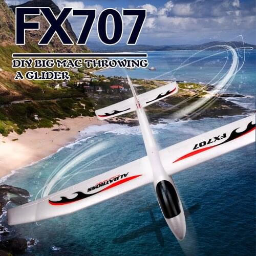2020 FX707S Airplane Hand Glider Plane Throwing Airplane Soft Foam Airplane Aircraft Model DIY Toys for Kids High Performance