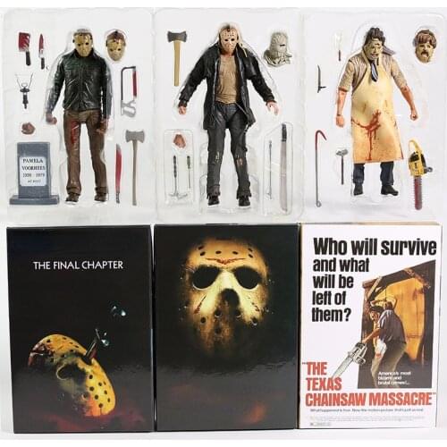 NECA Series 1~5 Jason Voorhees The Texas Chainsaw Massacre Action Figure Collection Toy