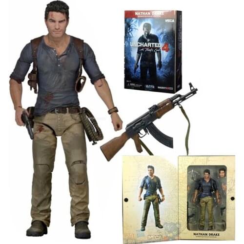 NECA Uncharted 4 A Thiefs End NATHAN DRAKE Ultimate Edition Action Figure Model Toy