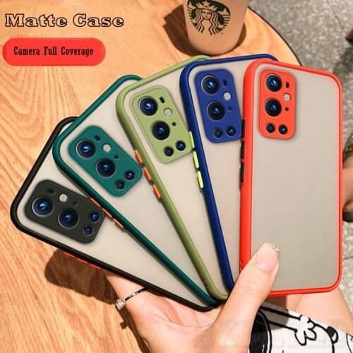 New Translucent Matte Case For OnePlus 8 Pro 8T oneplus 9 Pro 6T 7 7T Pro S Shock-proof Camera Full Coverage Bumper Shell