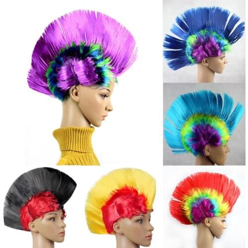 Clown Modeling Punk Wig Props Hats Fluffy Party Halloween Wedding Comb Dance Dress Bar Hat Performance Hair Funny Cocks