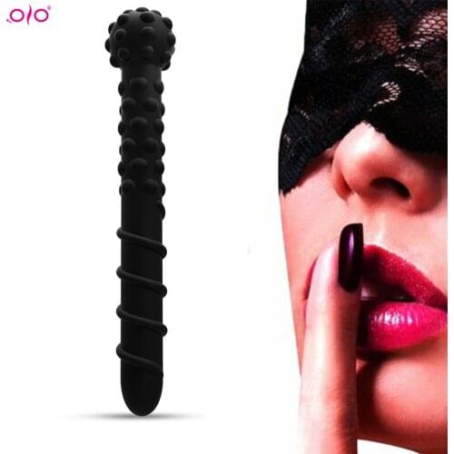 OLO Big Size Silicone Anal Plug Prostate Massage Anal Beads Long Butt Plug Sex Toys for Women Men Erotic Adult Products