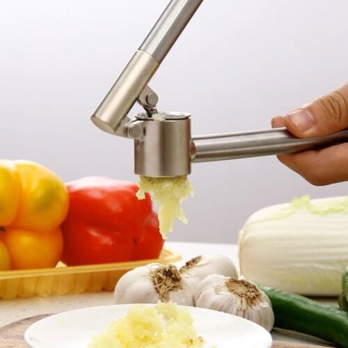Stanless Steel Hand Squeeze Juicer Garlic Presses Crusher Ginger Squeezer Slicer Masher Kitchen Gadgets