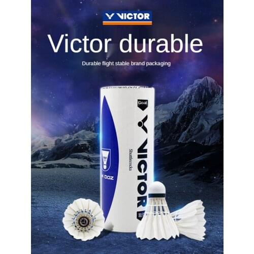 Victor Outdoor badminton outdoor plastic nylon resistant windproof rubber nylon balls shuttlecock