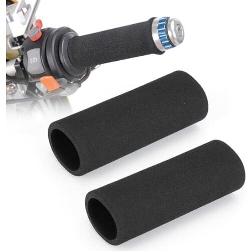 Universal Motorcycle Handle Cover Motorcycle Foam Anti Vibration Comfort Handlebar Grips Sponge Cover For Diameter 3.17-3.68CM