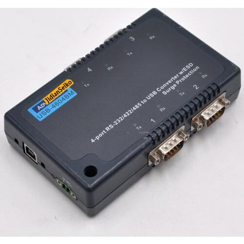 Advantech USB-4604BM USB to 4-port RS-232 / 422/485 converter surge