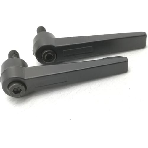 1PC M5 M6 M8 M10 Clamping Handle Bolt Clamping Lever Machinery L shape Adjustable Handle Locking External Male Thread Knob Screw