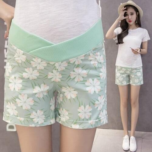 2020 Maternity Shorts for Pregnant Women High Waist Pregnancy Pants Maternity Clothes Straight Trouser Pregnancy Clothing