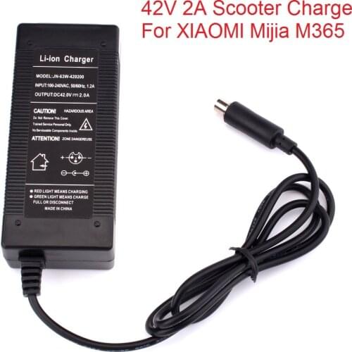 42V 2A Electric Skatebaord Adapter Scooter Power Charger For Xiaomi Mijia M365 Electric Scooter Bike Accessories EU/US/UK Plug
