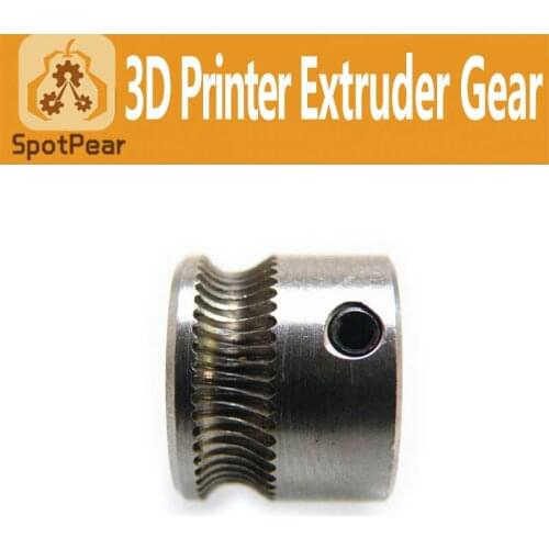 3d printer accessories MK7 stainless steel Extruder Gear U groove