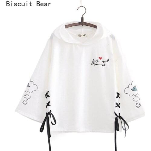 Женские толстовки Biscuit Bear China At AliExpress